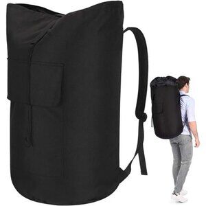 Backpack Laundry Bag 115L Heavy Duty Extra Large Laundry Backpack Shoulder Strap